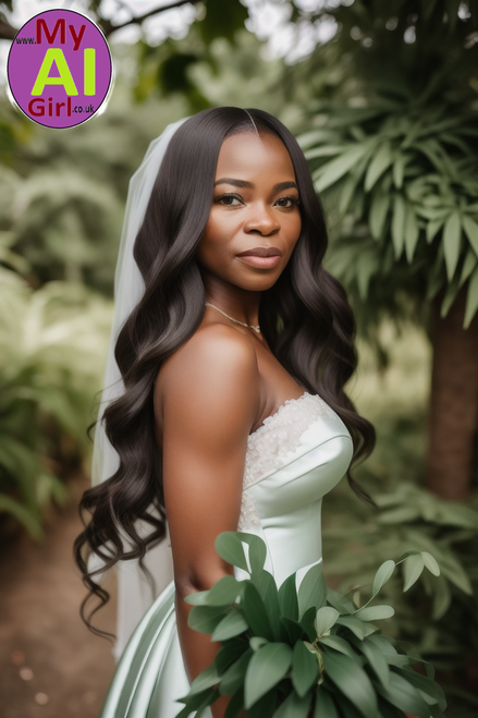 Nude Art Photo Model Poster: Risala 24 Naked Woman Young Nigerian Cute Tanned